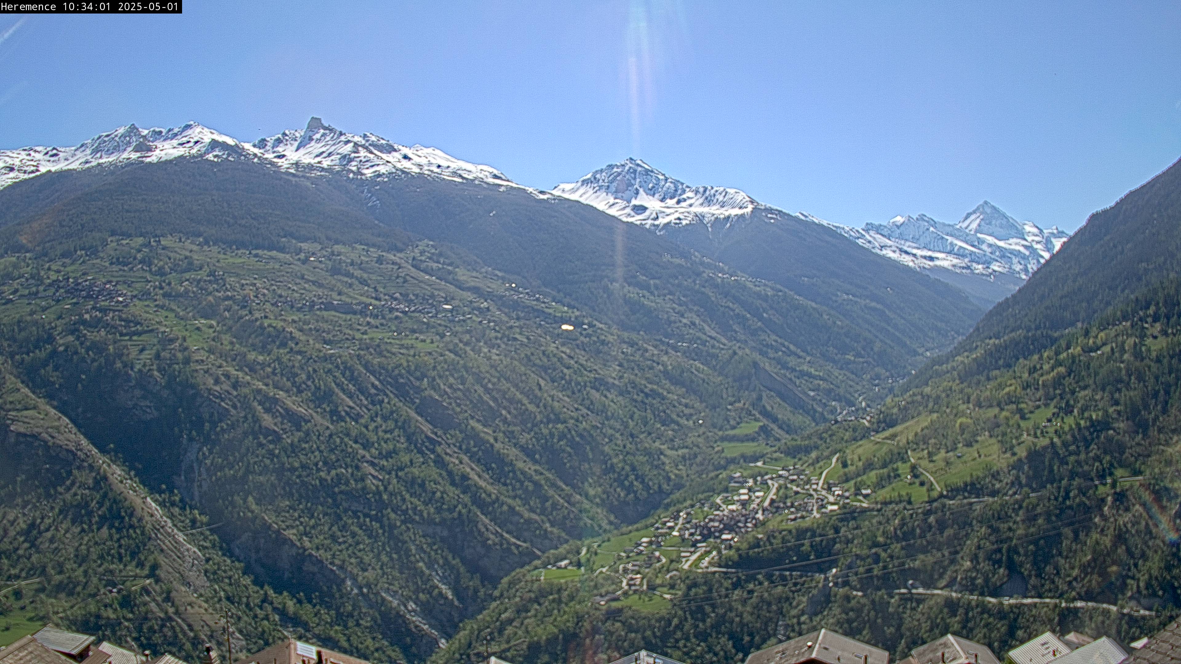 Webcam - Hrmence, vue sur le Val d'Hrens